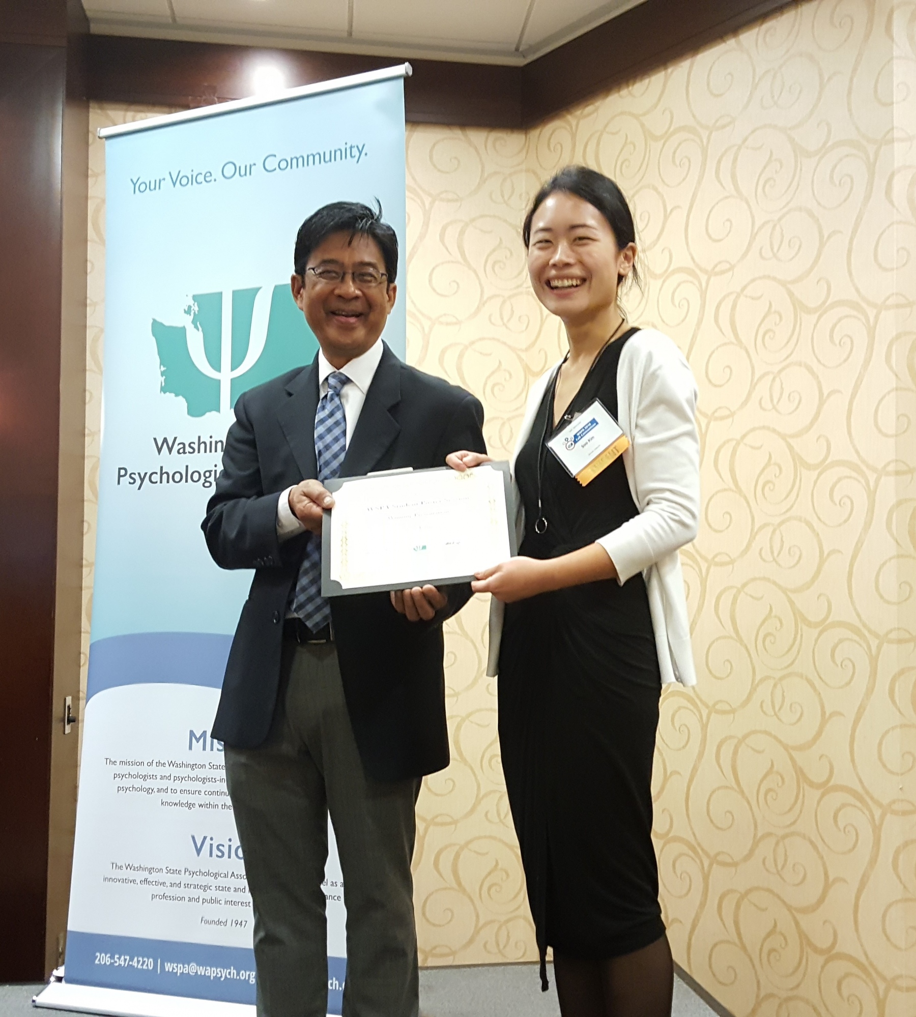 Soo Kim is the 2018 Poster Session winner.