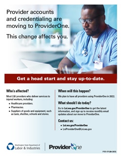 L&I ProviderOne Flyer