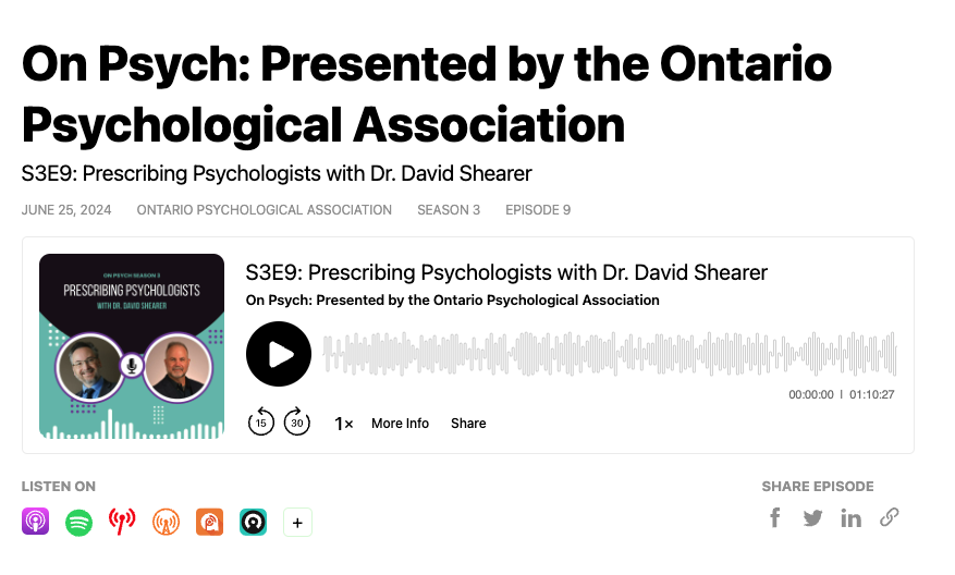 On Psych: Podcast Image